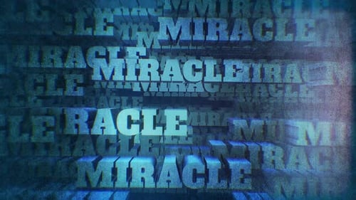 Miracle Repeat Words Texturierter Hintergrund