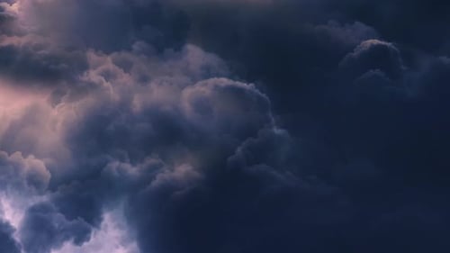 Donner und Wolke blauer Himmel