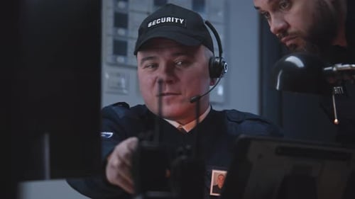 Attentive Security Guards Monitoring Computer Screens