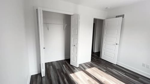 Empty Bedroom Interior with Natural Light