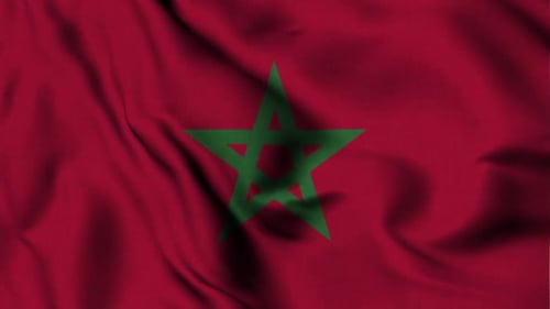 Morocco Flag Waving