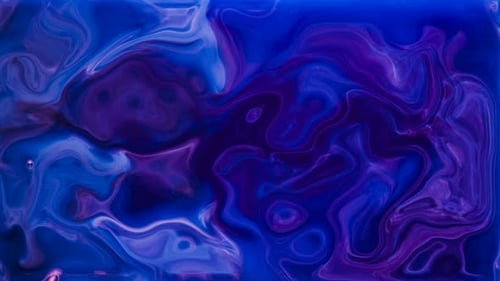 Dynamic Blue and Purple Abstract Liquid Flow Background