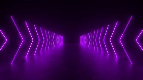 Purple Light Tunnel