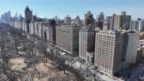 Central Park At Manhattan In New York United States.