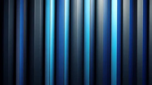 Dunkle, vertikale, leuchtend blaue und graue Streifen
