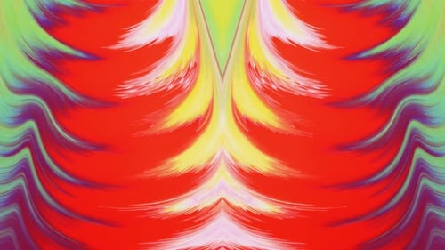 Movable Yellow Blue Red Background with an Ornamental Pattern