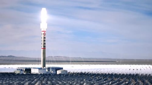 Vue aérienne d'un panneau solaire