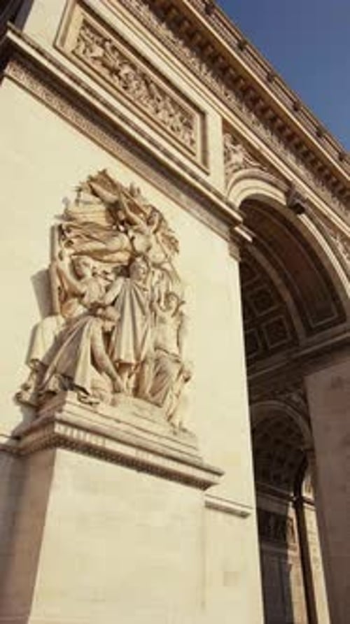 Arc De Triomphe Paris Beautiful Historical Architecture