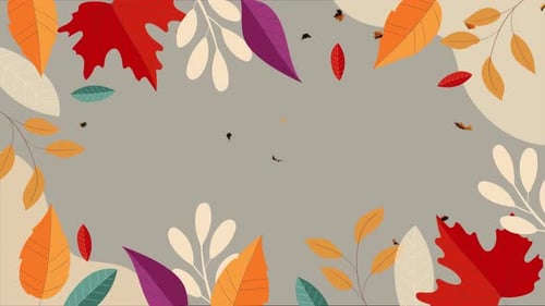 Hello Autumn Background 4K