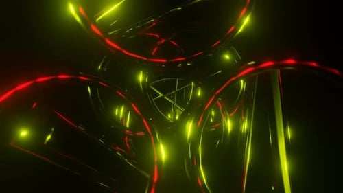 Shimmering Metallic Patterns for VJ Performances