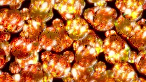 Colorful Bright Animation Of Rotating Balls 05. 4 K