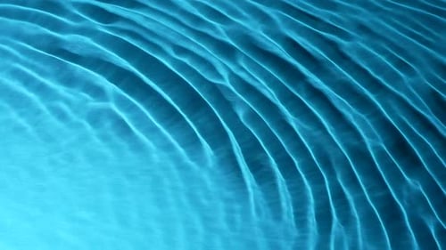Rippling Blue Water Surface, Abstract Nature Background