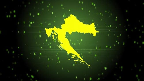 Croatia Digital Map Intro