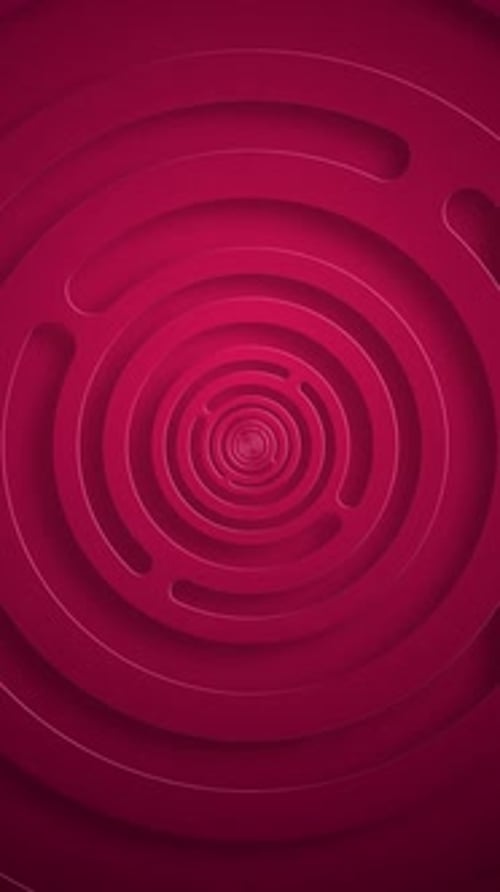Vertical Video - Red Circles Abstract Geometric Background