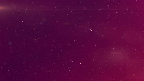 Abstract Floating Particles and Light Flares Loop Background