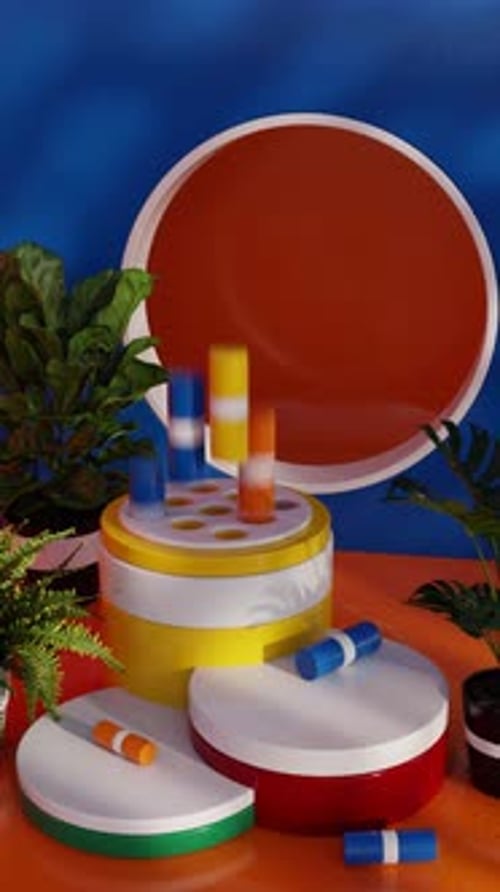 Rendu 3D d'une boucle satisfaisante