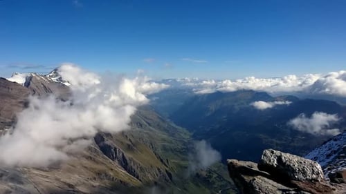 Timelapse Of Clouds At Hohe Tauern Mountains, Austria