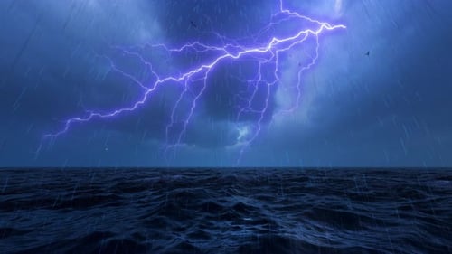 Sailing On A Stormy Sea