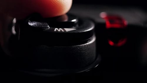 Close Up of Person Using a Video Game Controller