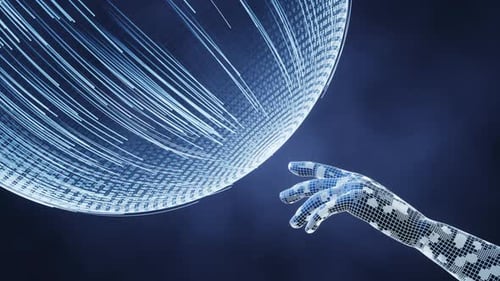 Digital sphere and digital hand