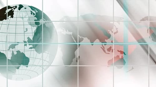 Digital World News Animated Background