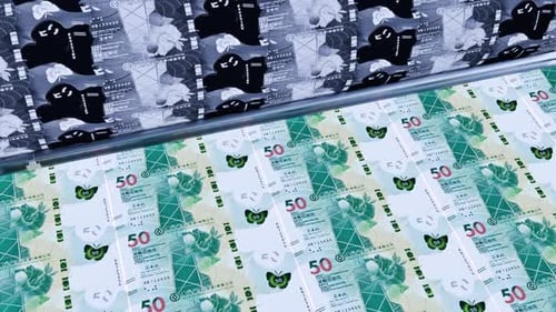 Printing 50 Hong Kong Dollar Banknotes 4
