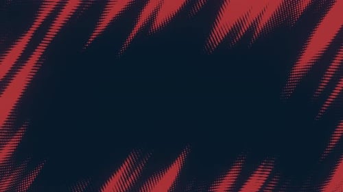 Abstract Halftone Fluid Motion Frame Scratched Pop Art Wavy Dynamic Dotted Flames