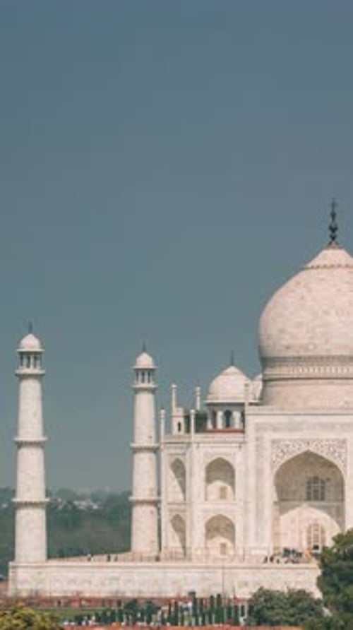 Le Taj Mahal à Agra, dans l'Uttar