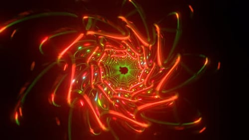 Hypnotic Psychedelic Light Show Vj Seamless Loop