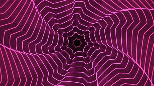 Spirale im Retro-Wellenstil, Animation
