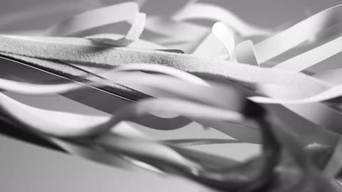 Dynamic Fluid Ribbons Abstract Motion Graphics Background