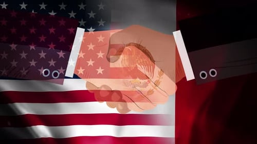United States and Mexico political agreements 4K