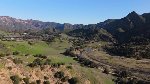 Experience the Breathtaking Scenic Views of the Picturesque Malibu Hills in Beautiful California