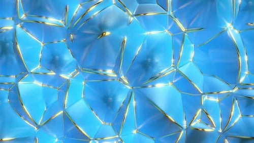 Sapphire Glow Radiant Geometrischer Hintergrund