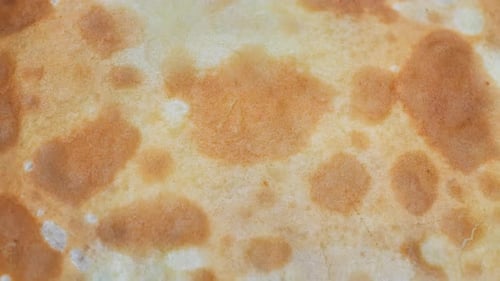 Close Up of a Baked Crepe or Pancake
