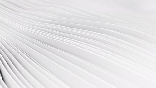 Abstract White Flowing Lines Loop Background