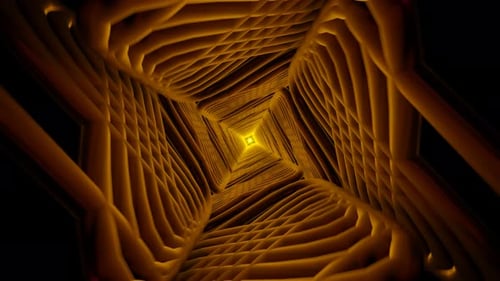 Futuristic VJ Scene with Vibrant Psychedelic Visuals