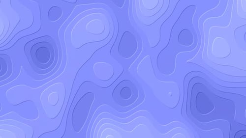 Abstract Purple Animated Fluid Contour Lines Background