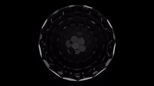 Black Technology Sphere Unfolding