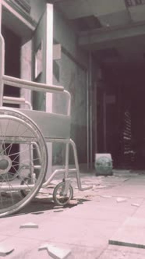 Hospital Ruins in an Abandoned Building
