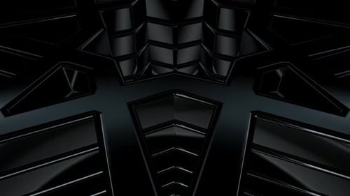 Dark Glossy Geometric Abstract Pattern Seamless Loop Background