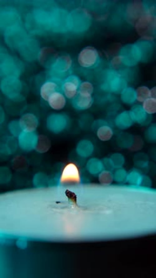 Match Lighting a Candle in a Dark Room