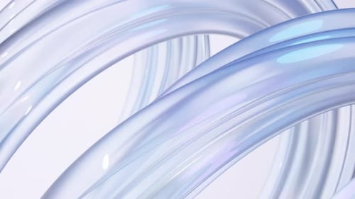 Animación abstracta de bucle ondulado. Fondo renderizado en 3D, formas fluidas, fluidas y retorcidas