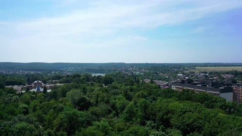 Modern building of residential complex. Aerial view of new house city multi story apartment building