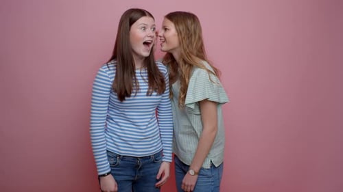 Girl Friends Gossiping With Each Other