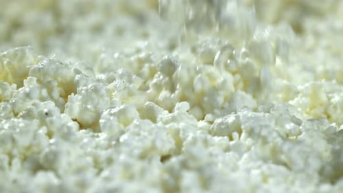 Super Slow Motion Cottage Cheese