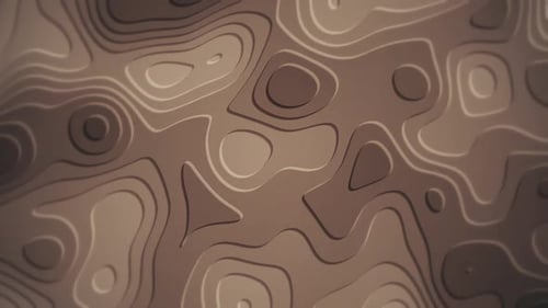 Topographical Map Morphing Shapes Abstract Background