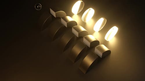 Looped 3D Objects Animation 4K