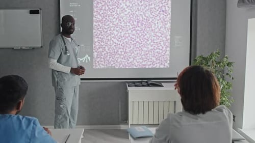 Asking Question To Speaker At Conference