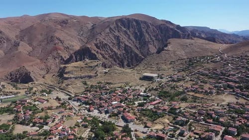Divrigi Town Of Sivas City With Aerial View